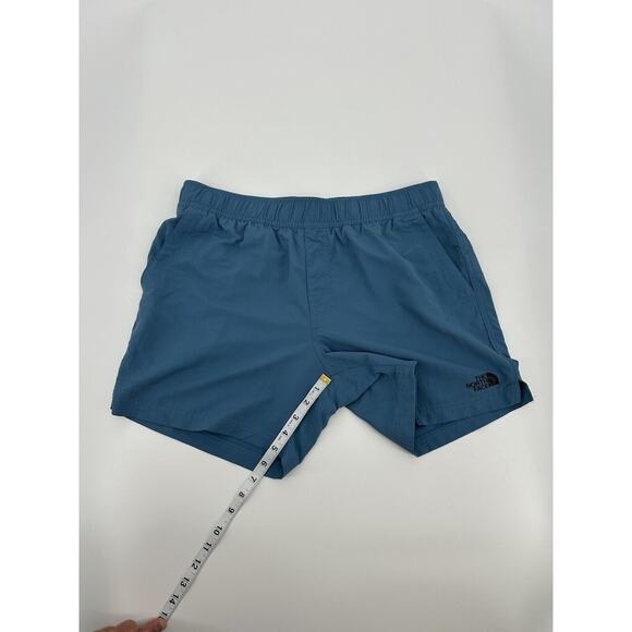 The North Face Men's Medium Blue Lined Flash Dry Shorts Pockets Drawstring - Picture 3 of 5